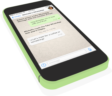 fake whatsapp conversation